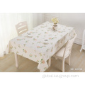 Vinyl Table Cover OEM Wholesale Embossed Beautiful Decoration PVC Tablecloth Supplier